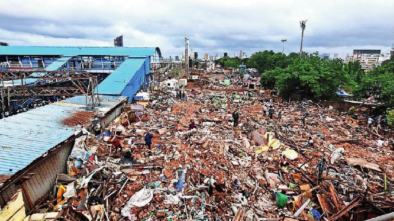 Mumbai: About 1,700 shanties in Bandra West razed for slum rehabilitation project